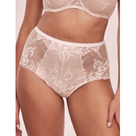Кружевные высокие трусы Alles SUBLIME classic beige, Цвет: бежевый, Размеры: L