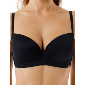 Бюстгальтер балконет Coquette Revue SKIN 54119-06, Цвет: черный, Размеры: 80B