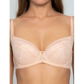 Бюстгальтер балконет Coquette Revue IMPRESSIVE 89109-11, Цвет: кремовый, Размеры: 80E