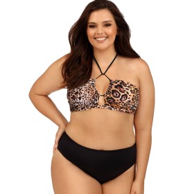 Купальник с леопардовым принтом  Lorin L1204/3 BIG, Цвет: леопард, Размеры: M