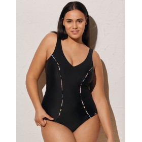 Черный закрытый купальник Ysabel Mora 82194, Цвет: черный, Размеры: 90B