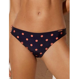 Низкие плавки в горох Ysabel Mora 82259, Цвет: синий/персиковый, Размеры: L