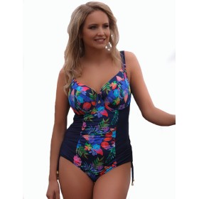 Совместный купальник Akcent AN274 M, Цвет: темно-синий, Размеры: 100C