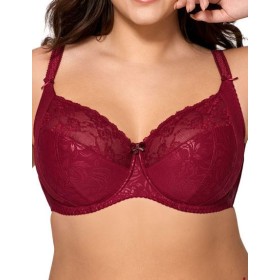 Мягкий закрытый бюстгальтер Ava MANCHE 1130 M вишня, Цвет: вишня, Размеры: 65G