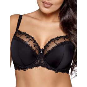 Бюстгальтер полумягкий Ava NOVATO 1030 PU черный, Цвет: черный, Размеры: 65F