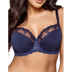 Бюстгальтер полумягкий Ava NOVATO 1030 PU темно-синий, Цвет: темно-синий, Размеры: 65F