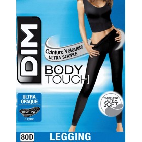 Ультранепрозрачные леггинсы Dim 1027 BODY TOUCH 80 den, Цвет: черный, Размеры: 3/4