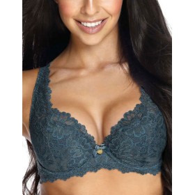 Бюстгальтер балконет тюльпан MAT CARMELA TOPAZ M-053-22, Цвет: сине-зеленый, Размеры: 70E