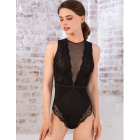 Кружевное боди Mioocchi NATALIE 8215 nero, Цвет: nero (черный), Размеры: XS