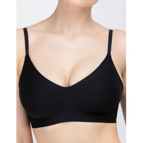 Мягкий бесшовный бюстгальтер Opium B-36 черный, Цвет: черный, Размеры: XL