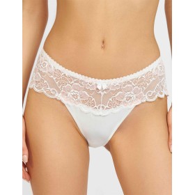 Трусы слипы биколор Simona M 045 молоко-роза, Цвет: молоко-роза, Размеры: L