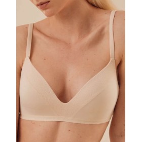 Бюстгальтер триангул без косточек Ysabel Mora 10118 BASIC ваниль, Цвет: ваниль, Размеры: 85B