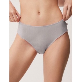 Трусы слипы в рубчик Ysabel Mora 10571 LINGERIE серый, Цвет: серый, Размеры: L