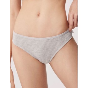 Трусы бразилиана в рубчик Ysabel Mora 10573 LINGERIE серый, Цвет: серый, Размеры: M