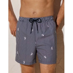 Мужские пляжные шорты Ysabel Mora 90126, Цвет: темно-синий/белый, Размеры: L