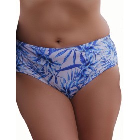 Классические женские плавки Akcent AN255 slip, Цвет: бело-синий, Размеры: 3XL