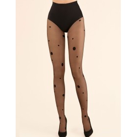 Колготки с узором Gabriella 468 DALMA 20 den чёрный, Цвет: чёрный, Размеры: 2