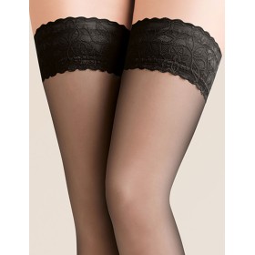 Чулки Gabriella 164 CALZE PLUS 15 den чёрный, Цвет: чёрный, Размеры: 5/6