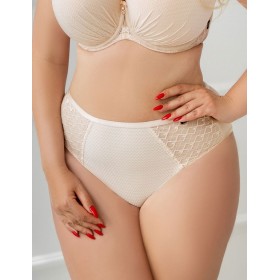 Высокие слипы Kris Line MISS high waist, Цвет: латте, Размеры: L