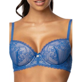 Бюстгальтер балконет пуш-ап MAT MARINA niebieski M-3637-11, Цвет: голубой, Размеры: 75D