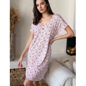 Сорочка трикотажная Mia-Amore INESSA 5011, Цвет: пудра, Размеры: 2XL/3XL