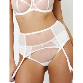 Пояс для чулок Subtille TEONA MILK/MOCCA belt, Цвет: молочный+мокка, Размеры: 3XL