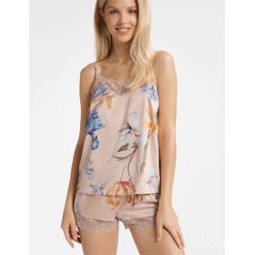 Пижама атласная Esotiq LOVER 40595 бежевый, Цвет: бежевый, Размеры: XL