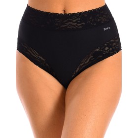 Высокие слипы с кружевом Janira SOFT LACE 1030473 SLIP HIGH black, Цвет: black (черный), Размеры: XL