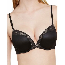 Бюстгальтер двойной пуш-ап Maidenform 9461 черный с бежевым, Цвет: черный/бежевый, Размеры: 70A