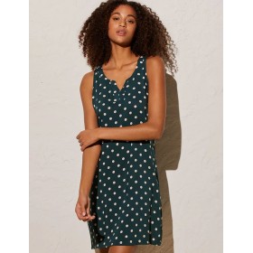 Платье пляжное в горох Ysabel Mora 85957 зеленый/белый, Цвет: зеленый/белый, Размеры: S