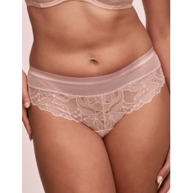 Трусики бразилиана Alles GLOW brazyliany roz, Цвет: пудровый, Размеры: S