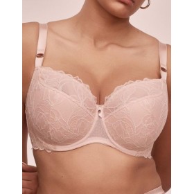 Бюстгальтер полумягкая чашка Alles GLOW PU roz, Цвет: пудровый, Размеры: 70J