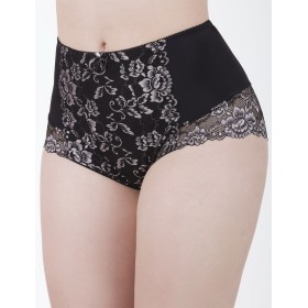 Высокие моделирующие трусы Elli 690 черно-серебро, Цвет: черно-серебро, Размеры: 3XL