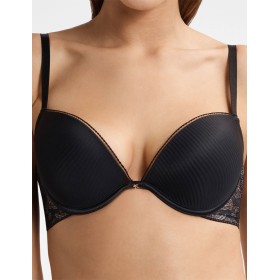 Бюстгальтер планж с пуш-ап Esotiq KYOKO 40520 черный, Цвет: черный, Размеры: 70D