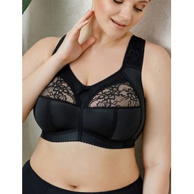 Мягкий бюстгальтер без косточек Honey H44-22-L черный, Цвет: черный, Размеры: 80M