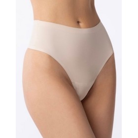 Высокие трусы стринги Julimex SIMPLE STRING MAXI бежевый, Цвет: бежевый, Размеры: M