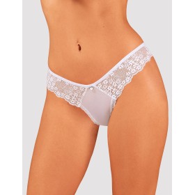Кружевные трусики Obsessive HEAVENLLY PANTIES, Цвет: белый, Размеры: XS/S