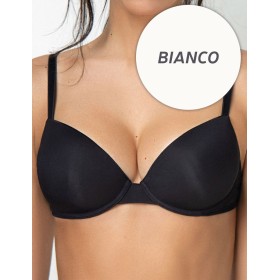 Гладкий бюстгальтер пуш-ап Sielei PLUS 2544 bianco, Цвет: bianco (белый), Размеры: 90C