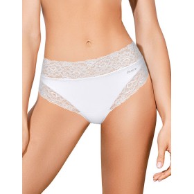 Трусы слипы с кружевом Janira DOLCE MICRO 1032098 blanco, Цвет: blanco (белый), Размеры: M