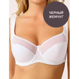 Бюстгальтер полумягкий с подкроем Lina A 6016 черный жемчуг, Цвет: черный жемчуг, Размеры: 80E