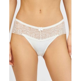 Трусы слипы Simona M 045 молоко-сетка, Цвет: молоко-сетка, Размеры: L