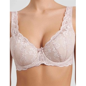 Бюстгальтер балконет Simona M 530/30 серебристый пион, Цвет: серебристый пион, Размеры: 80E