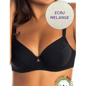 Бюстгальтер мягкий хлопковый Sielei NATURAL COTTON 1442 ecru melange, Цвет: ecru melange, Размеры: 75C