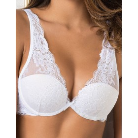 Бюстгальтер бралетт Sielei WONDER LACE 2451 bianco, Цвет: bianco (белый), Размеры: 70B
