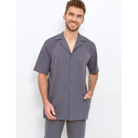 Мужская пижама Taro SIMON 2943-2944, Цвет: серый, Размеры: M