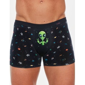 Трусы-боксеры Cornette TATTOO MINI 280-6 темно-синий/салатовый, Цвет: темно-синий/салатовы, Размеры: L