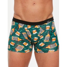 Трусы-боксеры Cornette TATTOO MINI 280-6 зеленый/оранжевый, Цвет: зеленый/оранжевый, Размеры: M