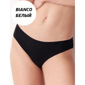 Трусы бразилиана из микрофибры Cotonella 8141 INVISIBLE bianco, Цвет: bianco (белый), Размеры: XL