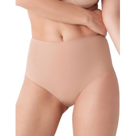 Высокие трусы слипы с утяжкой Cotonella 8618 INVISIBLE beige, Цвет: beige (бежевый), Размеры: L