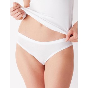 Хлопковые трусы слипы Cotonella GD439 LIFE bianco, Цвет: bianco (белый), Размеры: M